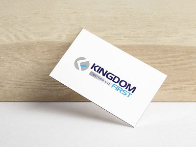 Kindom first logo design