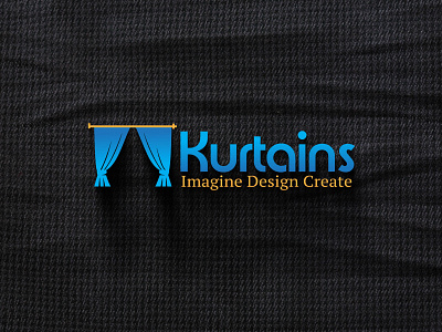 Kurtains logo design