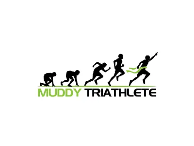 Muddy Triathlete logo design badge branding design graphic design illustration logo logo design ui ux vector