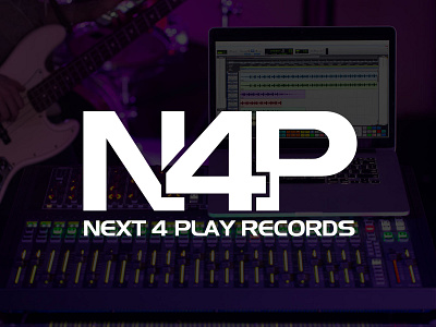 N4P records logo design