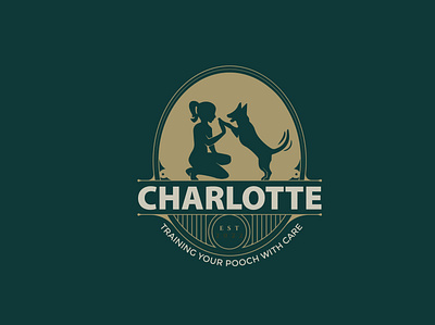 Charlotte logo design badge branding design graphic design illustration logo logo design ui ux vector