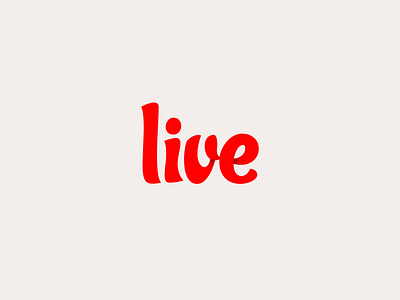 Live app health launch life live minimal new red wellness
