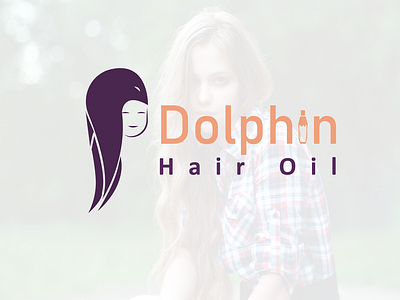 Amazing Logo for Dolphin Hair oil