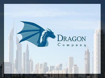 Amazing logo of dragon
