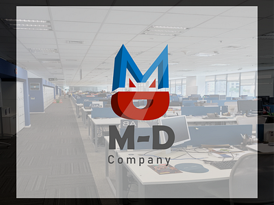 M-D Company 3d Logo