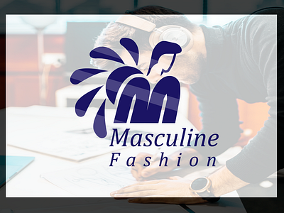 Musculine Fashion Logo amazing flat logo branding design flat logo illustration logo typography vector