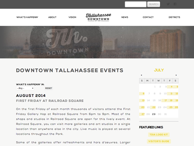 TallahasseeDowntown.com drupal 7