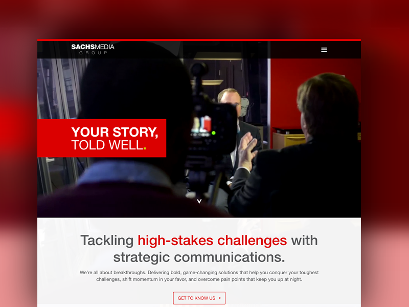 SMG Home Page foundation 6 wordpress web design web