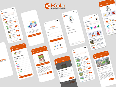 Kola Ecosystem Mobile Application kolaecosystemapp mobiledesign uidesign