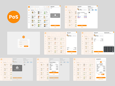 Point of Sale Application design poinofsale ui