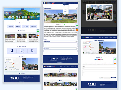 Dinas Perhubungan Kapuas Hulu Website dishub websitedesign uidesign