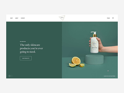 MYSA clean design minimal ui ux web web design website