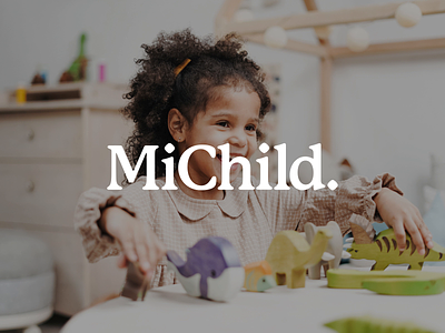 MiChild: Behance case study behance design illustration logo minimal typography ui user experience user interface ux vector website