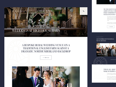 High House Barn: About Page about design ui ux website