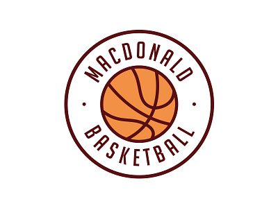 Macdonald Basketball Coaching brand identity design icon identity illustration illustrator logo madebyshape shape vector