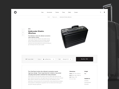 Product Detail clean ecommerce minimal sanserif shop simple typography ui ux web design website