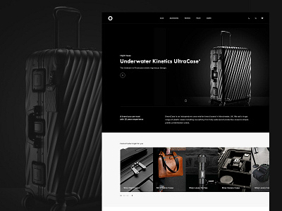 SmartCase Home clean ecommerce header minimal shop simple typography ui ux web design website