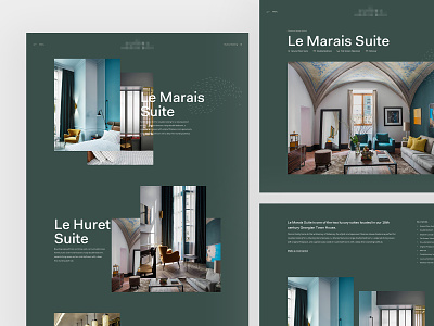 Luxury Hotel - Room Detail clean concept design detail header home minimal sanserif typography ui ux web web design website