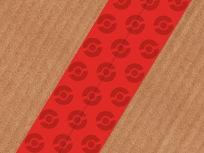Pokeball Packing Tape