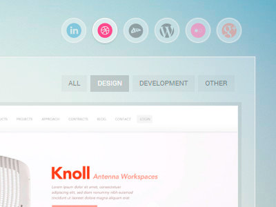 Portfolio dribbble 01