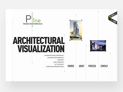 Plinestudios - Website - Site of the day - 2010 awwwards clean one page website pline pline studios site of the day website design