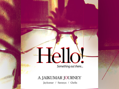 Hello - Short film Poster Design - 2015