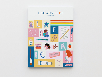 Legacy Kids Magazine illustration kids art kids illustration pattern procreate