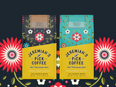 Peruvian Pattern Coffee Packaging coffee coffee packaging packaging packaging design pattern peru