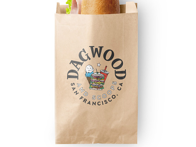 Dagwood and Scoops Logo logo design branding