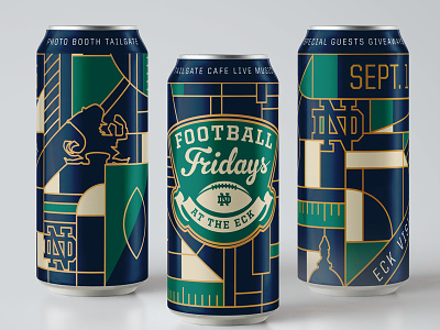 Football Fridays Cans cans college sports football notre dame