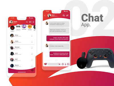 #02 Stadia Chat App