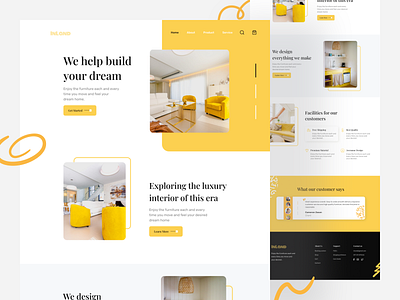 InLand - Furniture Landing Page