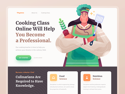 🌿 Thymes - Cooking Class Online Website