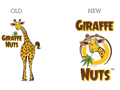 Giraffe Nuts Rebrand