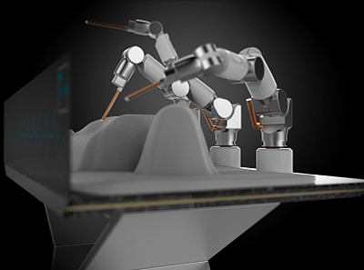 Surgery Bots 3d 3d art 3d cad design industrial design keyshot render rendering robot robots surgery