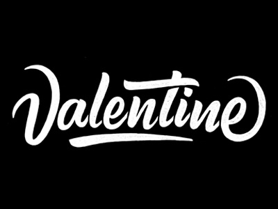 Valentine lettering letteringtype type typo typography