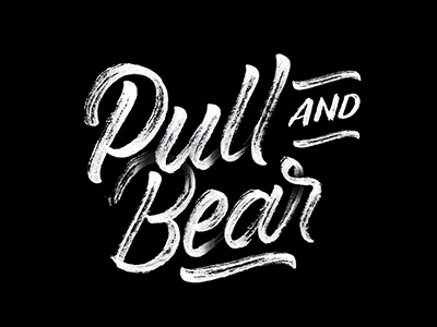 Pull Bear lettering