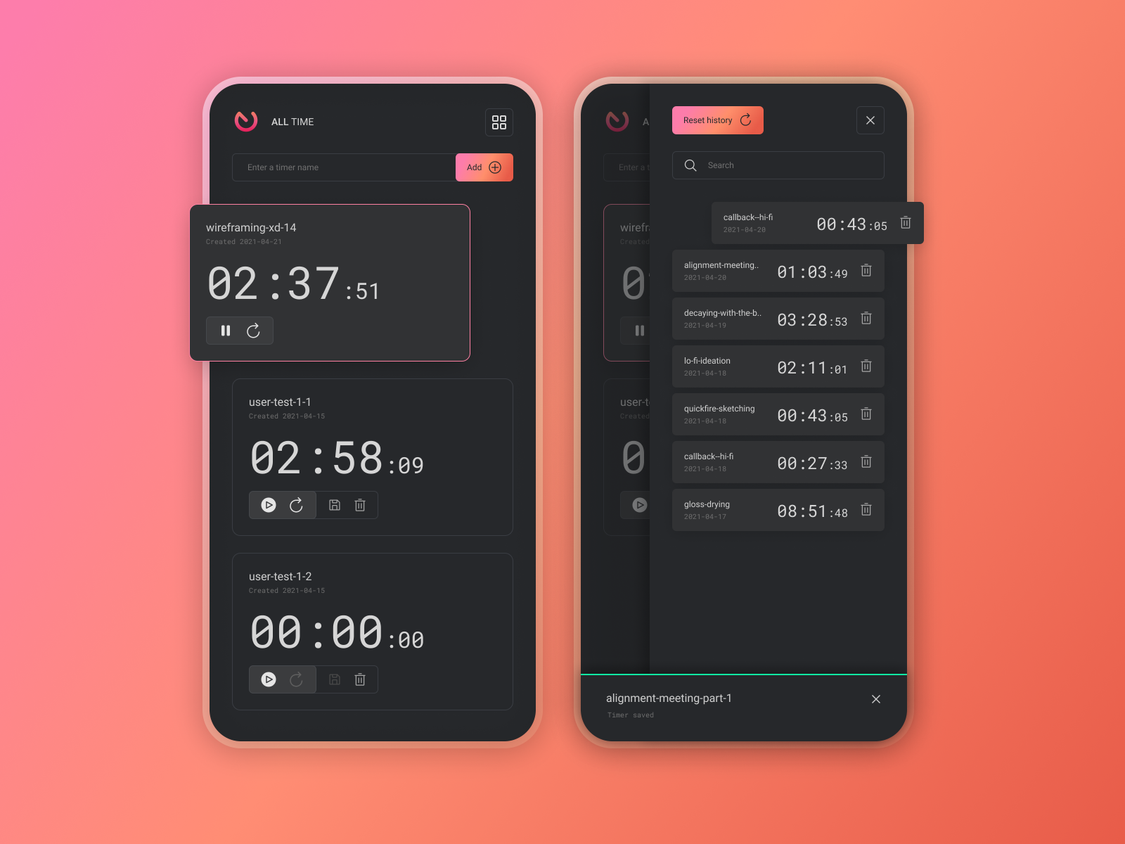 All Time App By Andy Lyell On Dribbble