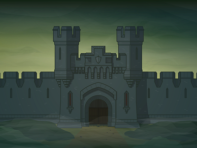 The Gatehouse architecture arundal castle dark souls 2 flat foreboding mood