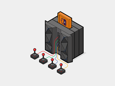 Plug and Play Mainframe cartridge isometric joystick mainframe