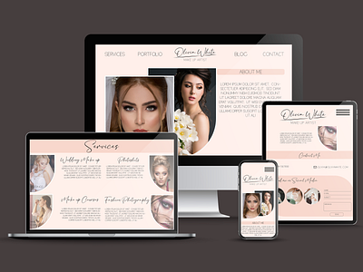 Makeup Artist Webdesign design webdesign website websitedesign