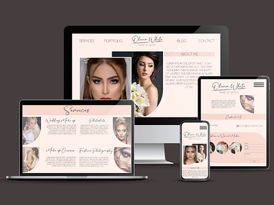 Makeup Artist Webdesign