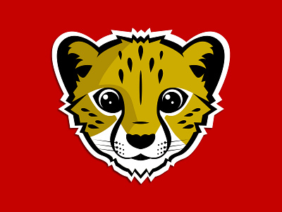 Cheetah Mascot brand cat cheetah cub cute elementary school fast kitten kitty logo mascot mascot design wildcat