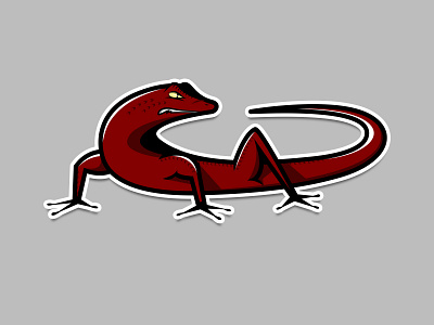 CD Lizards amphibian lizard logo mascot mascot character mascot design middle school school logo school mascot tail vectorart