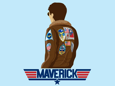 Maverick1 actor fighter jet hollywood jacket jet mascot maverick mavericks military movie movies navy patch patches pilot tom cruise top gun topgun vector art