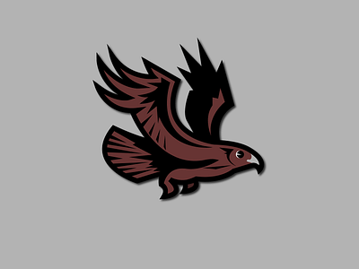 Hawk in Flight bird eagle elementary school falcon feathers flight fly flying flying bird hawk hawks logo logo design mascot mascot design mascotlogo school mascot wings