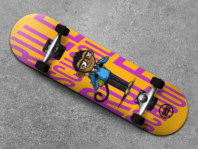 Rule School Board back to school backpack custom skateboard monkey nino boards rule school school skate skateboard skateboarding skater smart