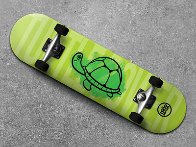 Turtle Power Board custom skateboard fun kids nino boards quirky skate skateboard skateboarding skater tortoise turtle turtle power