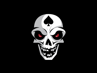 Combat Veterans Skull combat death haunted laughing motorcycle gang patch sadistic skeleton skull spade vectorart veterans vets