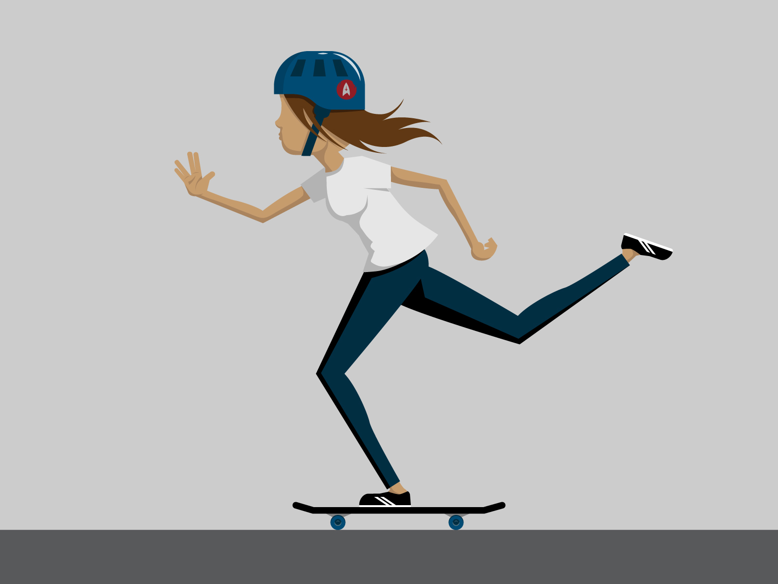 Skater Girl By Thomas C. Park On Dribbble